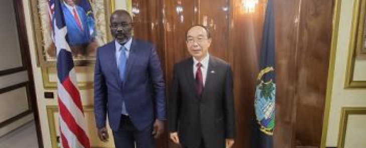 President Weah in tête-à-tête with Chinese Ambassador, vowing mutual commitment to stronger bilateral ties